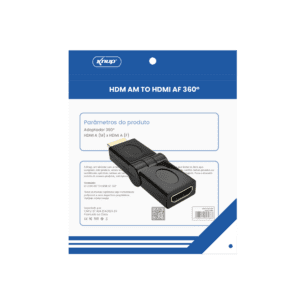 ADAPTADOR 306° HDMI A (M) (F) HM009