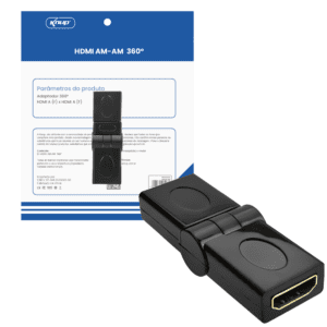 ADAPTADOR 360° HDMI A (M) (M) HM010