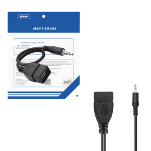 ADAPTADOR USB F X 3.5 AUX HM012