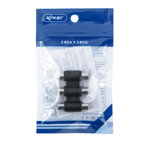 ADAPTADOR 3 RCA X 3 RCA HM014