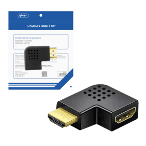 ADAPTADOR HDMI M HDMI F 90° HM024