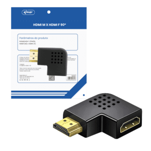 ADAPTADOR HDMI F X HDMI F 90° HM025