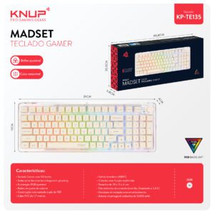 MADSET TECLADO GAMER TE135