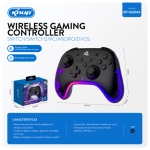 CONTROLE WIRELESS GM046