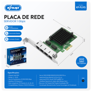 PLACA DE REDE PL915
