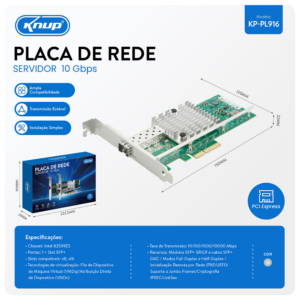 PLACA DE REDE PL916