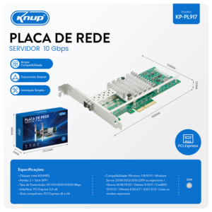 PLACA DE REDE PL917
