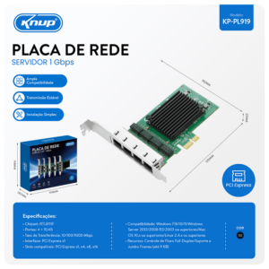 PLACA DE REDE PL919