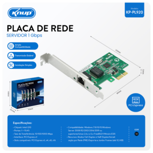 PLACA DE REDE PL920