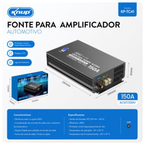FONTE P/AMPLIFICADOR TC41