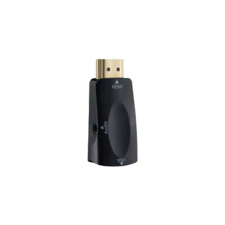 Adaptador HDMI Para VGA Com Conversor de Áudio - Imagem 1