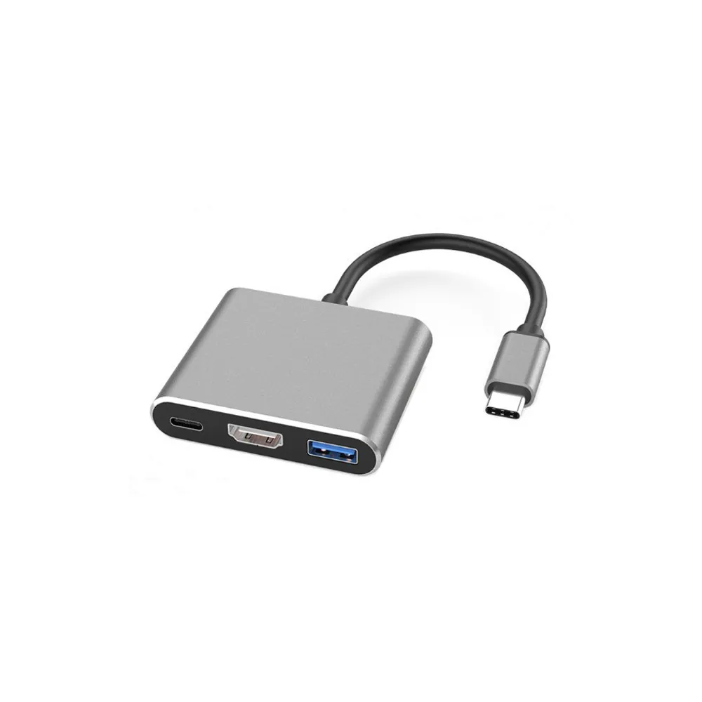 ADAPTADOR TIPO-C 3 EM 1 AD118 - Imagem 1