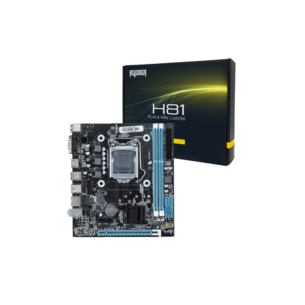 PLACA MÃE LGA1150 H81 - Imagem 1