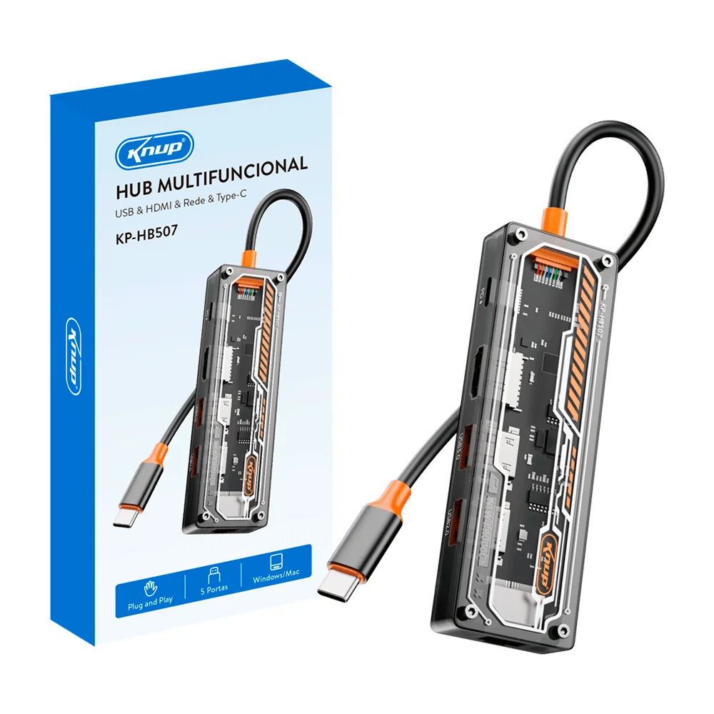 HUB MULTIFUNCIONAL HB507 - Imagem 1