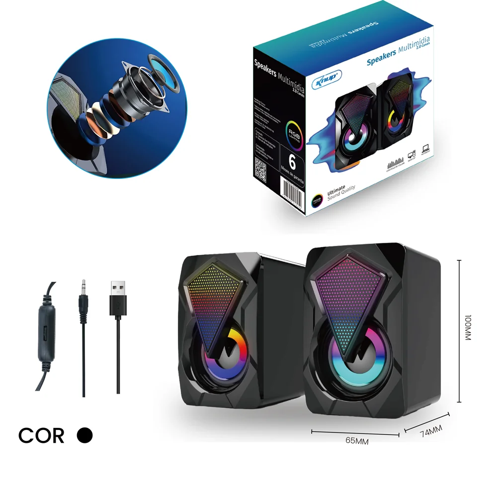 CAIXA DE SOM MULTIMÍDIA RO800 - Imagem 1