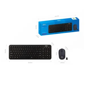 TECLADO E MOUSE SEM FIO TE134