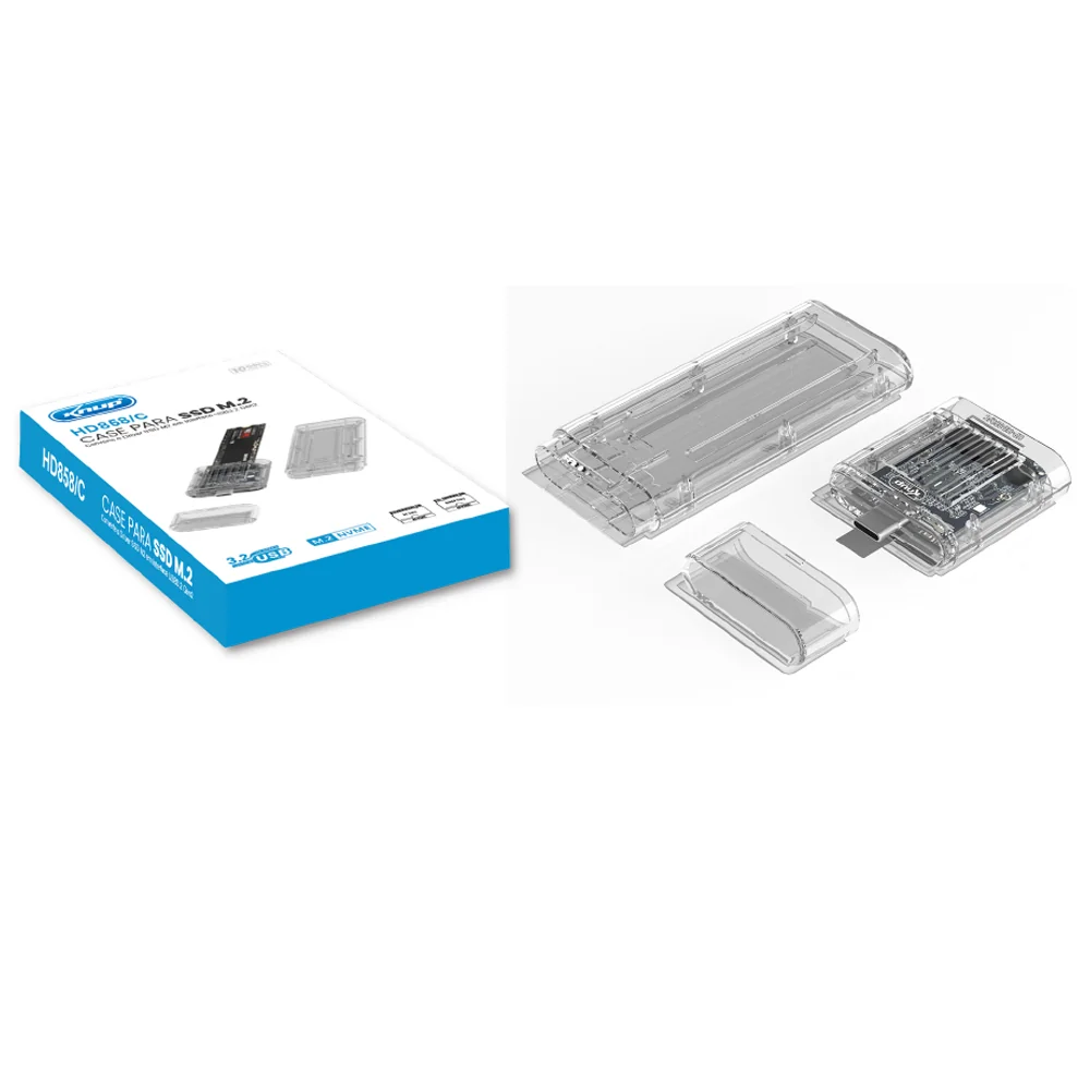 CASE P/ SSD M.2 USB.2 GEN2 HD858/C - Imagem 1